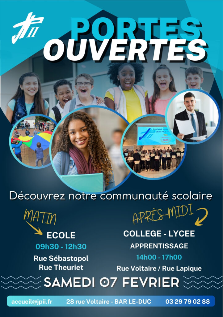 Affiche Portes Ouvertes 7 février 2026
